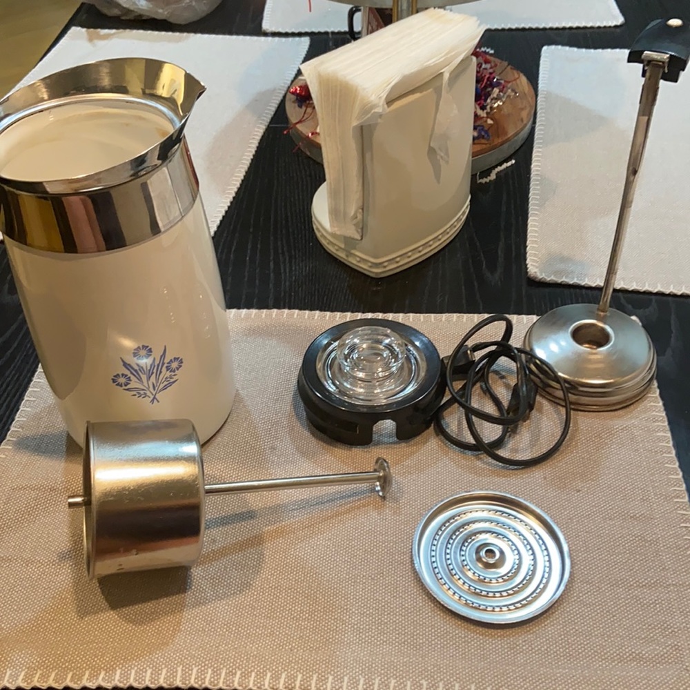Corningware Cornflower Percolator
